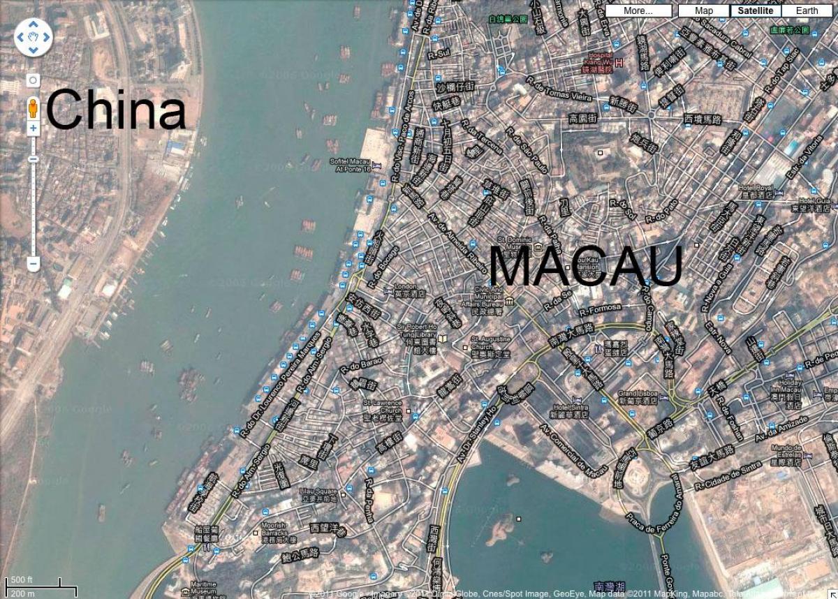 карта Сан-мало Макао