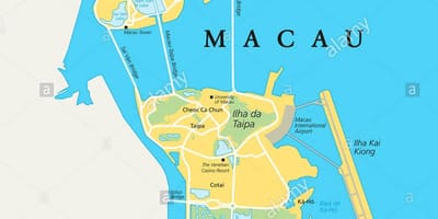 Макао Китай карта