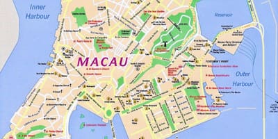 Макао карте
